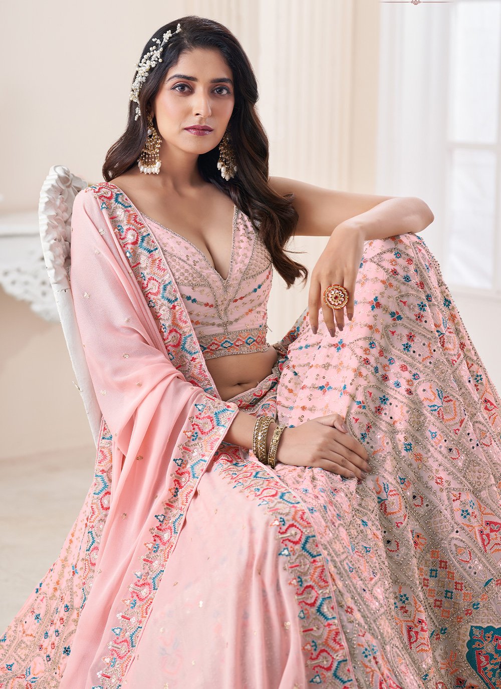 Anushka Sharma in Multi Color Lehenga | Diwali outfits, Indian fashion  trends, Diwali dresses