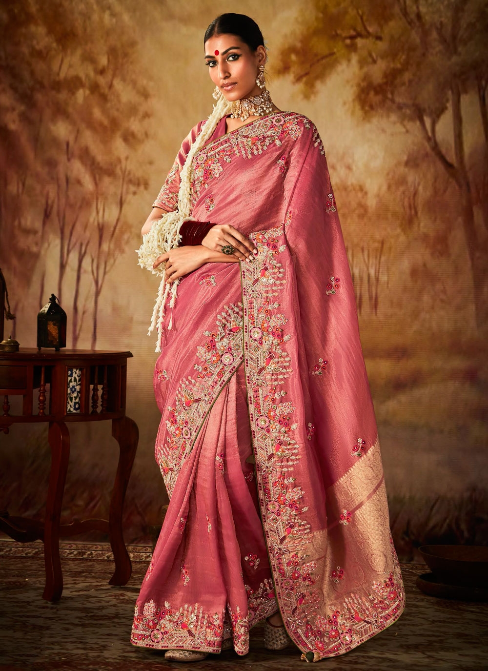 Kanjivaram silk clearance saree party wear