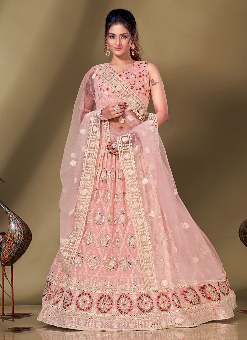 Buy Ivory Lehenga/ Cream Lehenga/wedding Lehenga/lehenga/cream Lehenga/ethnic  Wear/indian Wedding Dress/lehenga Shopping Online Canada Online in India -  Etsy
