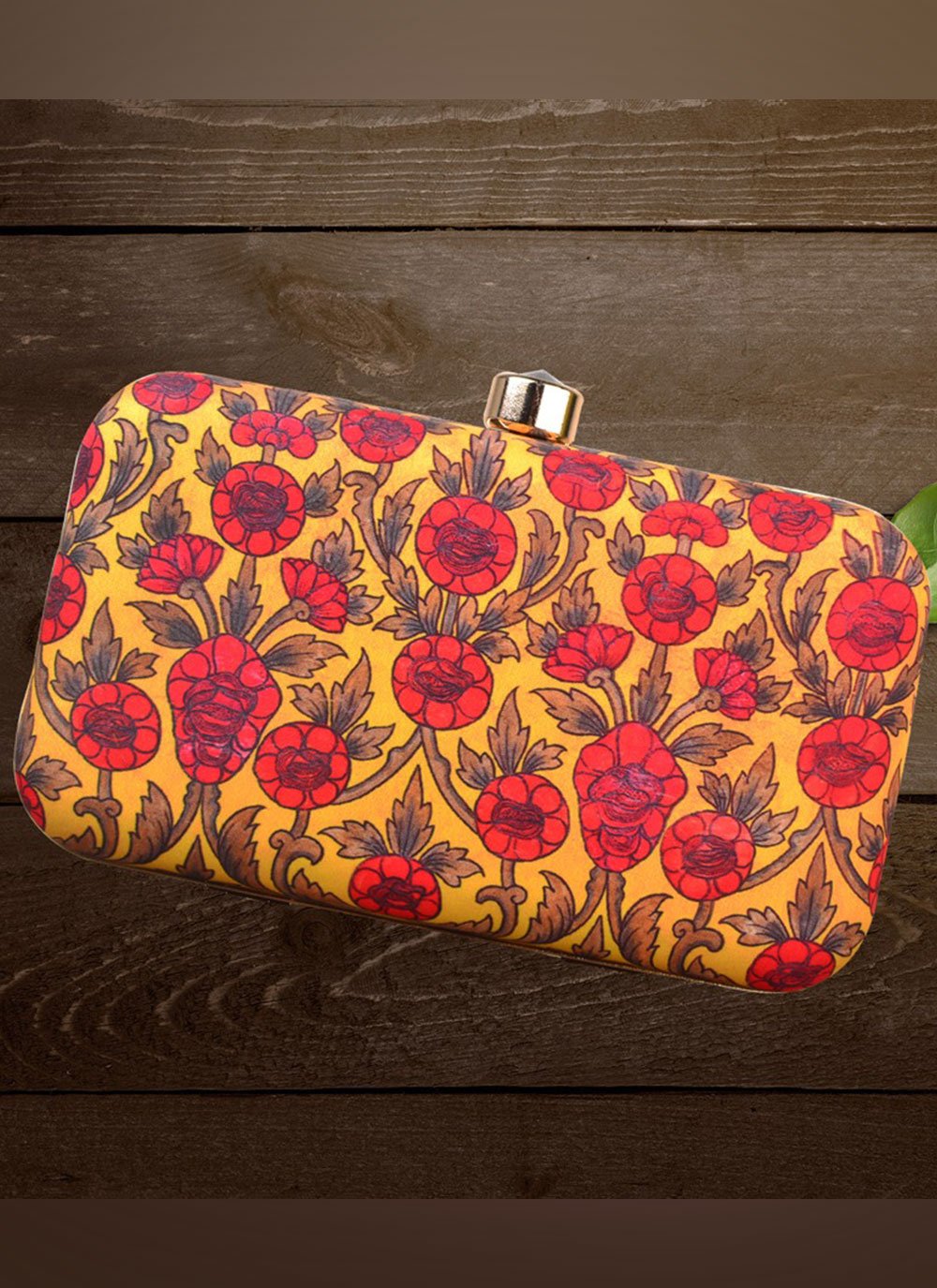 Buy Red Clutches & Wristlets for Women by Golden Peacock Online | Ajio.com