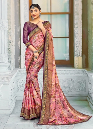 Jalnidhi Vamika 13601 To 13608 Leheriya Designs Brasso Saree Catalog Dealers