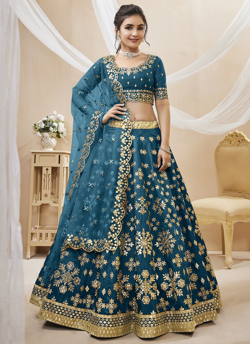 Buy Lehenga Choli Online & Offline Store in USA – Roop Sari Palace