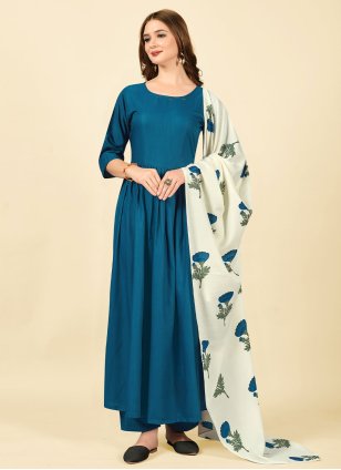 Surangi Kalidar Cotton Anarkali Set for Women - Free Shipping & Easy  Returns | Cotton anarkali, Anarkali dress pattern, Easy trendy outfits