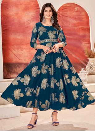 Black satin saree gown with fancy fabric bodice and draped pallo only on  Kalki