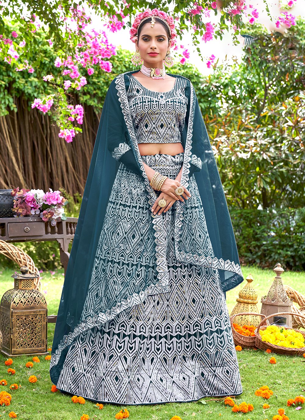 Buy 34/XS Size Wedding Wear Lehenga Choli Online for Women in USA