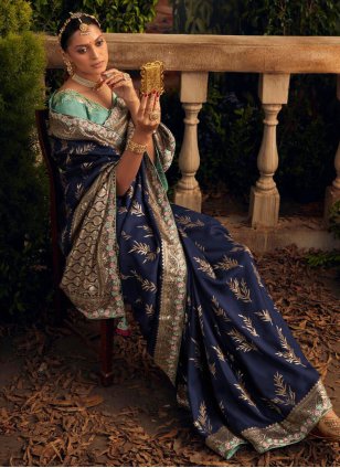 Trendy Silk Weaving Classic Saree