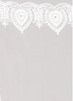 White Net Embroidered Designer Sari
