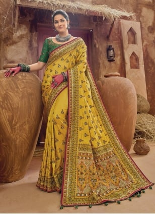 GAJAN Dola SilK wedding SAREE