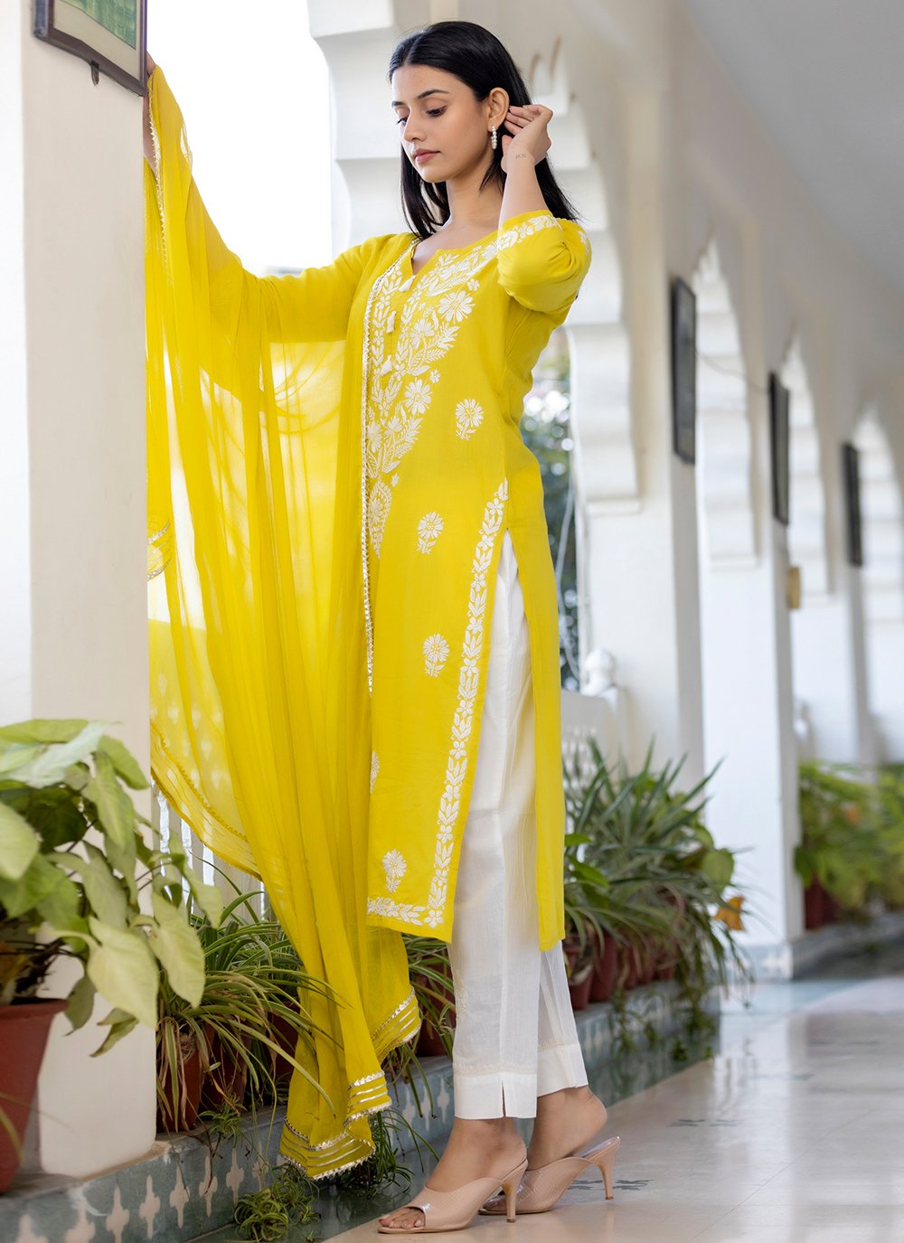 Buy Yellow Cotton Daily Wear Plain Shapewear Online From Wholesale Salwar.