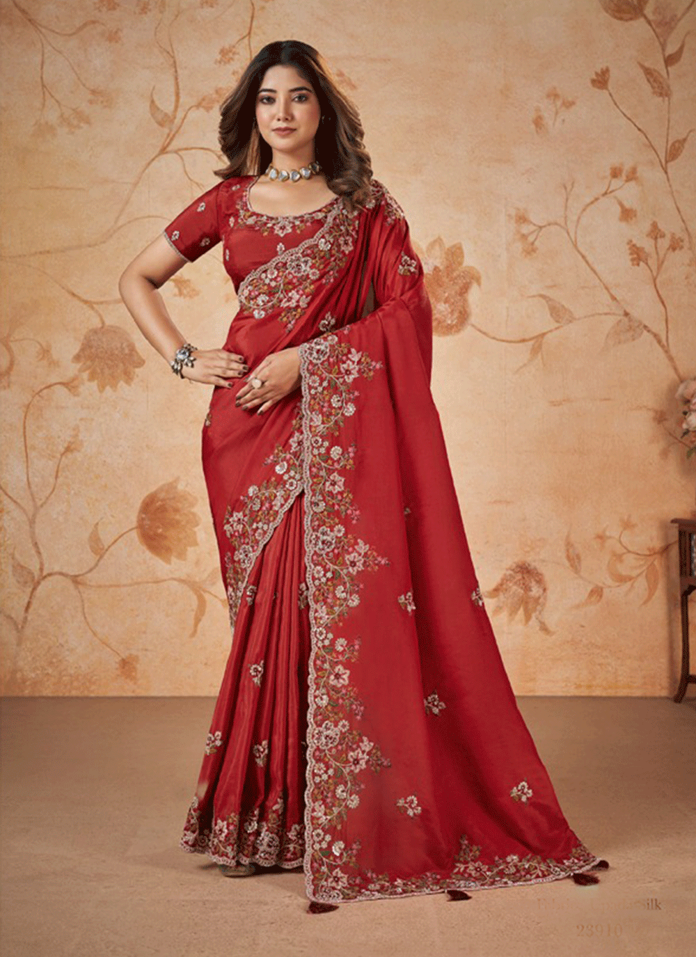 Embroidered Traditional Saree