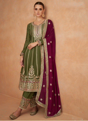 Embroidered Women's Readymade Salwar Suits
