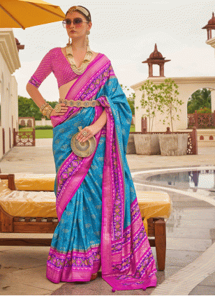 Exquisite  work Traditional Saree