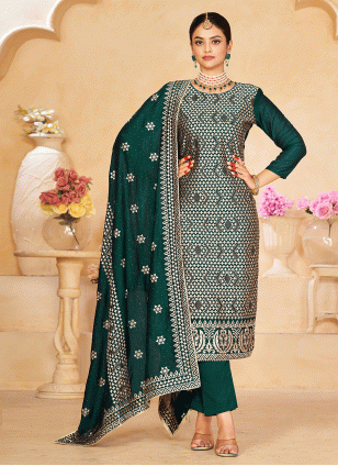 Georgette Embroidered Salwar suit in