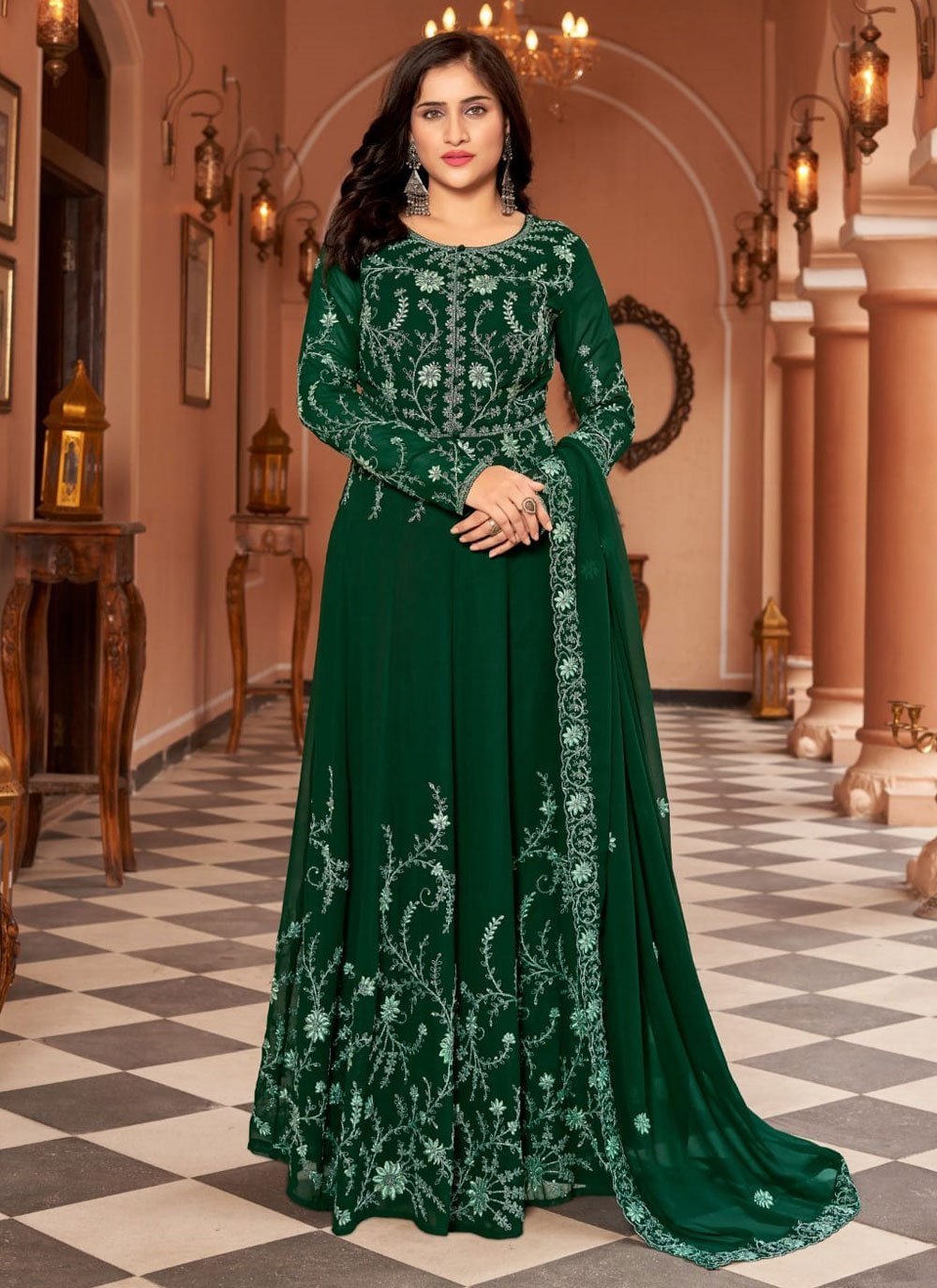 Floor cheap length salwar