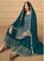 Morpich Georgette Embroidered Salwar suit