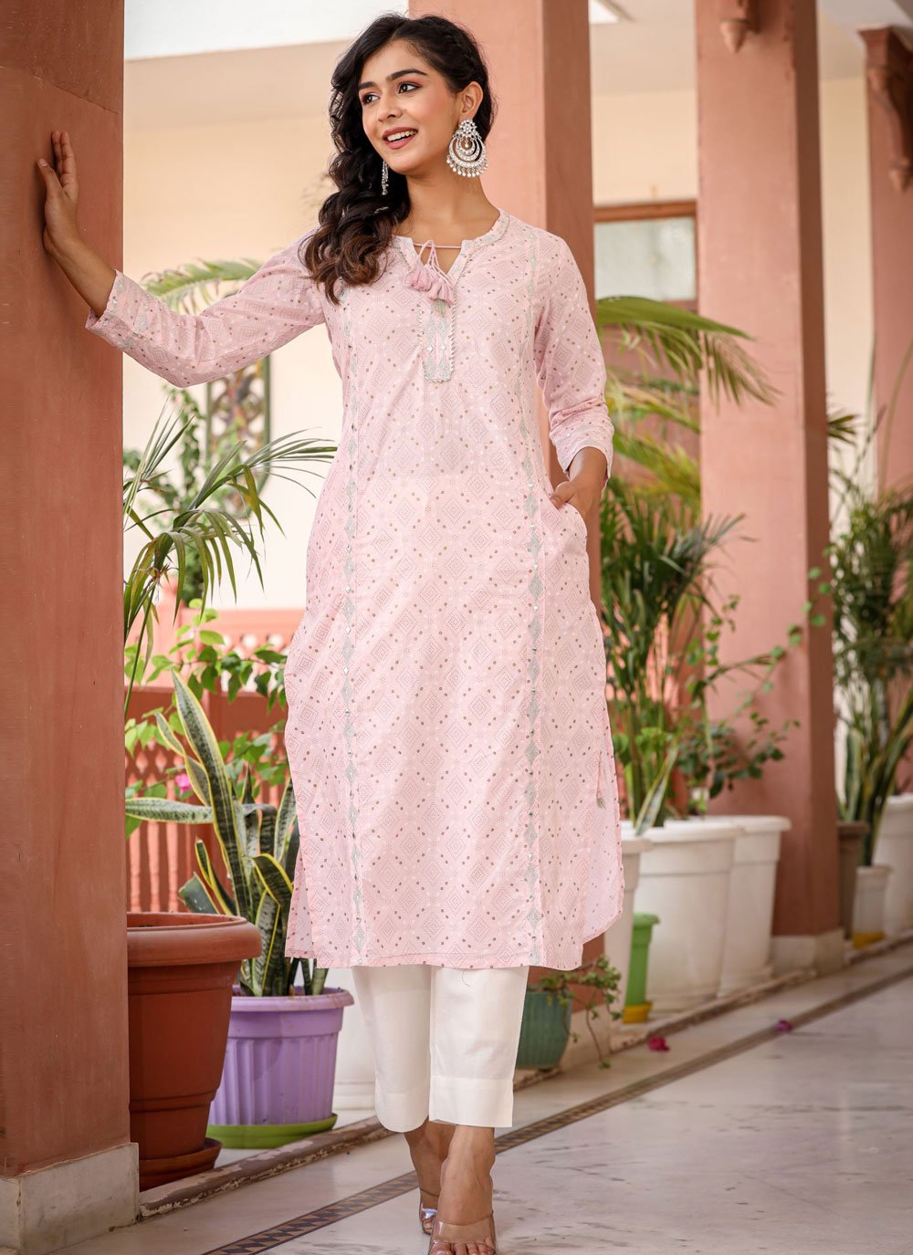 Buy Divine Grey Colored Cotton Kurti Online at satrani fashion. Latest Kurtis  online for women at best price.… | Saree designs, Printed kurti designs,  Kurti designs