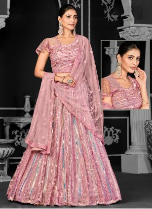 Buy Orange Lehenga Crepe Blouse Silk Printed Set For Women by Salian By  Anushree Online at A… | Wedding blouse designs, Indian outfits lehenga,  Lehenga saree design