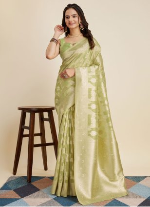 Buy Designer Swarovski Work Sarees Online | Panna Sarees